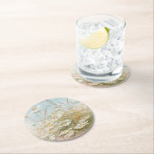 "Easter Brings the Budding Spring"  Runder Pappuntersetzer (Vor Ort)