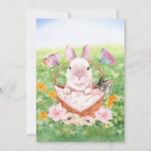 Easter Brunch Bunny Einladung (Rückseite)