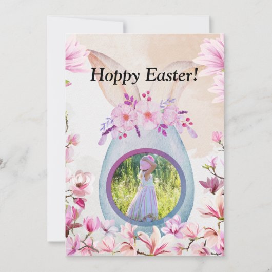 Easter brunch easter egg photo einladung (Vorderseite)