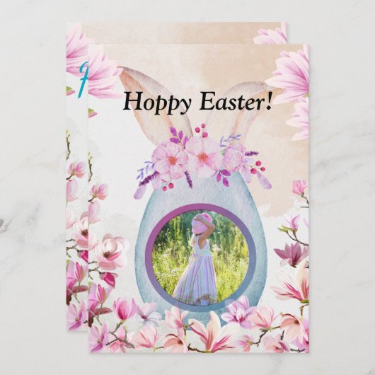 Easter brunch easter egg photo einladung (Vorne/Hinten)