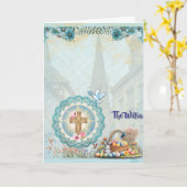 - Easter Brunch & Egg Hunt Card – Personalized Karte (Gelbe Blume)