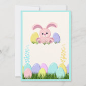 Easter Brunch & Egg Hunt Invitation | Wildflower Einladung (Rückseite)