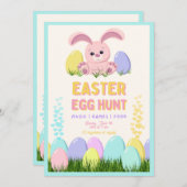 Easter Brunch & Egg Hunt Invitation | Wildflower Einladung (Vorne/Hinten)