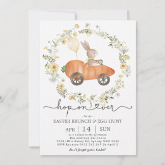 Easter Brunch & Egg Hunt | Wildflower Bunny Einladung