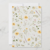 Easter Brunch & Egg Hunt | Wildflower Bunny Einladung (Rückseite)