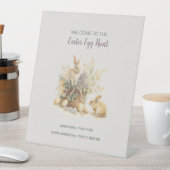 Easter Brunch Egg Jagen Food Table Pedestzeichen Sockelschild (In Situ)