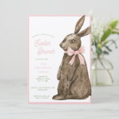 Easter Brunch Invitation Einladung (Stehend Vorderseite)