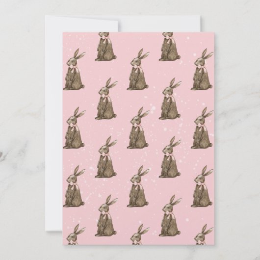 Easter Brunch Invitation Einladung (Rückseite)