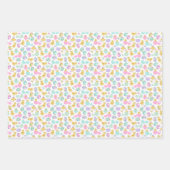 Easter Bunnies & Baby Chicks Cute Patterns Geschenkpapier Set (Vorderseite 2)