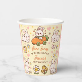 Easter Bunnies Whimsical Kids' Birthday Party  Pappbecher