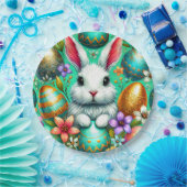 EASTER BUNNY 3D ~ Alkoholtinten ~ Papierplatte Pappteller (Party)