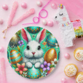 EASTER BUNNY 3D ~ Alkoholtinten ~ Papierplatte Pappteller (Party)