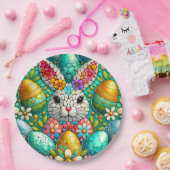 EASTER BUNNY 3D ~ Alkoholtinten ~ Papierplatte Pappteller (Party)