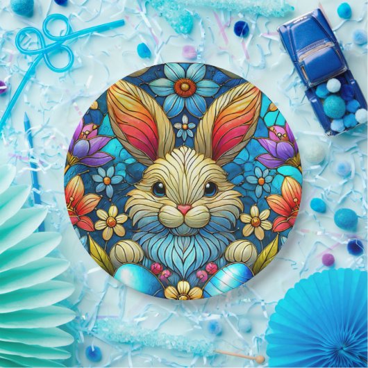 EASTER BUNNY 3D ~ Alkoholtinten ~ Papierplatte Pappteller (Party)
