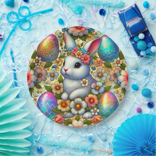 EASTER BUNNY 3D ~ Alkoholtinten ~ Papierplatte Pappteller (Party)