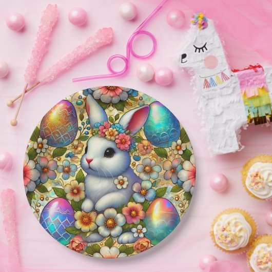 EASTER BUNNY 3D ~ Alkoholtinten ~ Papierplatte Pappteller (Party)