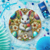 EASTER BUNNY 3D ~ Alkoholtinten ~ Papierplatte Pappteller (Party)