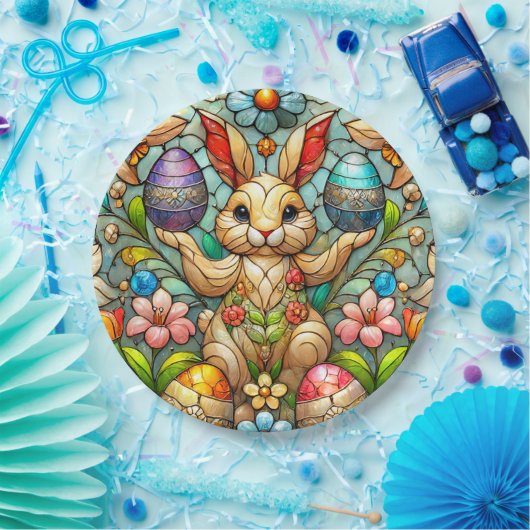 EASTER BUNNY 3D ~ Alkoholtinten ~ Papierplatte Pappteller (Party)