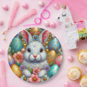 EASTER BUNNY 3D ~ Alkoholtinten ~ Papierplatte Pappteller (Party)