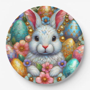 EASTER BUNNY 3D ~ Alkoholtinten ~ Papierplatte Pappteller