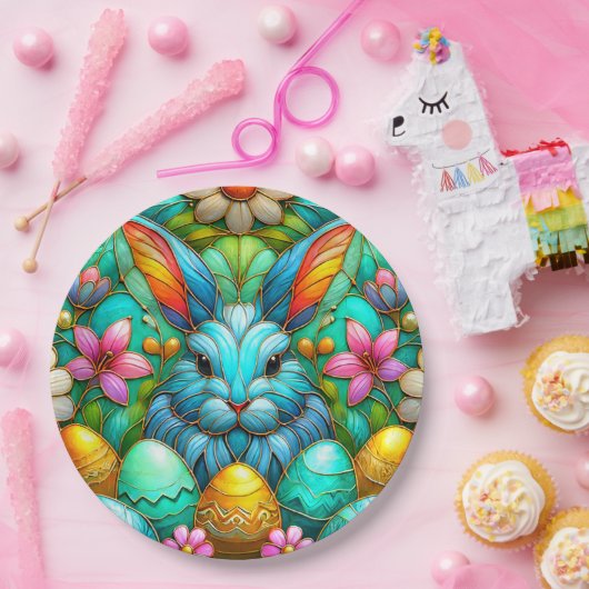 EASTER BUNNY 3D ~ Alkoholtinten ~ Papierplatte Pappteller (Party)