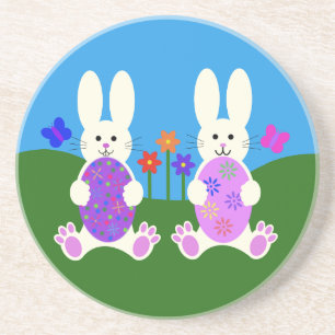 Easter Bunny #6 Coaster Getränkeuntersetzer