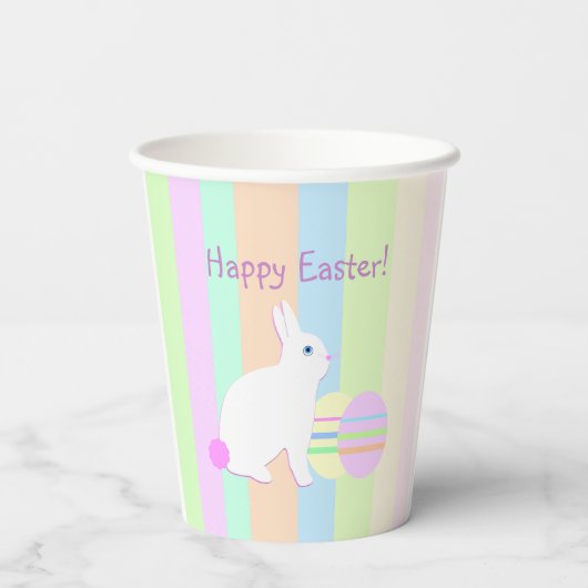  Easter Bunny and Eggs Pappbecher (Rückseite)