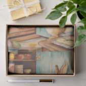 Easter Bunny and the Egg Cupboard Seidenpapier (Geschenk)