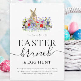 Easter Bunny and Wildflowers Egg Hunt and Brunch Einladung