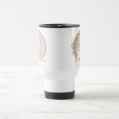 Easter Bunny at Garden Personalized Travel Mug Reisebecher (Mittel)