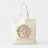 Easter Bunny at Garden Tote Bag Tragetasche (Rückseite)