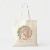 Easter Bunny at Garden Tote Bag Tragetasche (Vorne)