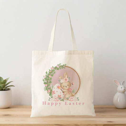 Easter Bunny at Garden Tote Bag Tragetasche