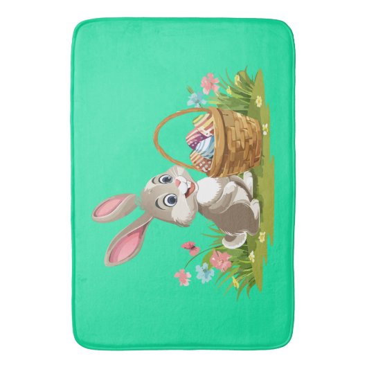 Easter bunny badematte (Vorderseite Vertikal)