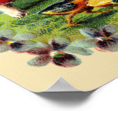 Easter Bunny Baseball Poster (Ecke)