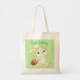 Easter Bunny Basket Name Egg Hunt Bag Boy Girl Tragetasche