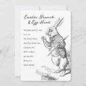 Easter Bunny Brunch and Egg Hunt Invitation Einladung (Vorderseite)