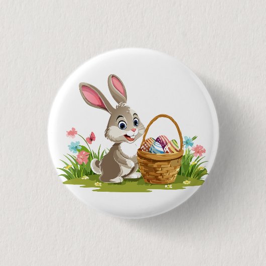 Easter bunny button (Vorderseite)