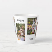 Easter Bunny & Child 4 photos Milchtasse (Vorderseite)