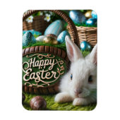 Easter Bunny Chocolate Egg Magnet (Vertikal)
