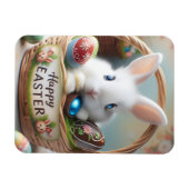 Easter bunny chocolate egg magnet (Horizontal)