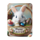 Easter bunny chocolate egg magnet (Vertikal)