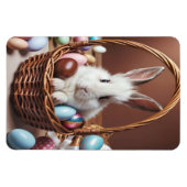 Easter Bunny Chocolate Egg Magnet (Horizontal)