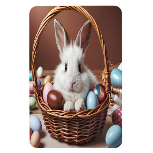 Easter Bunny Chocolate Egg Magnet (Vertikal)