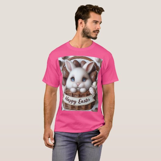 Easter Bunny Chocolate Egg T-Shirt (Vorne ganz)