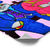 EASTER BUNNY COLLAGE POSTER (Ecke)