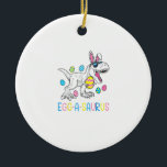 Easter Bunny Dinosaur Egg A Saurus TRex Kids Boys  Keramik Ornament<br><div class="desc">Easter Bunny Dinosaur Egg A Saurus TRex Kids Boys Toddlers T-Shirt</div>