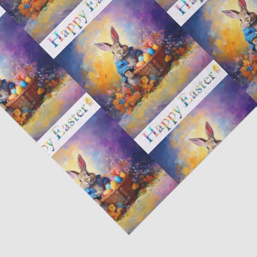 Easter Bunny easter egg basket Seidenpapier (Detail)