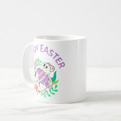 Easter Bunny Egg Hug Mug Kaffeetasse (Vorderseite Links)