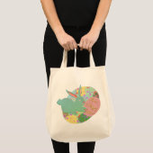 Easter Bunny Eggs Tote Bag Tragetasche (Vorderseite (Produkt))